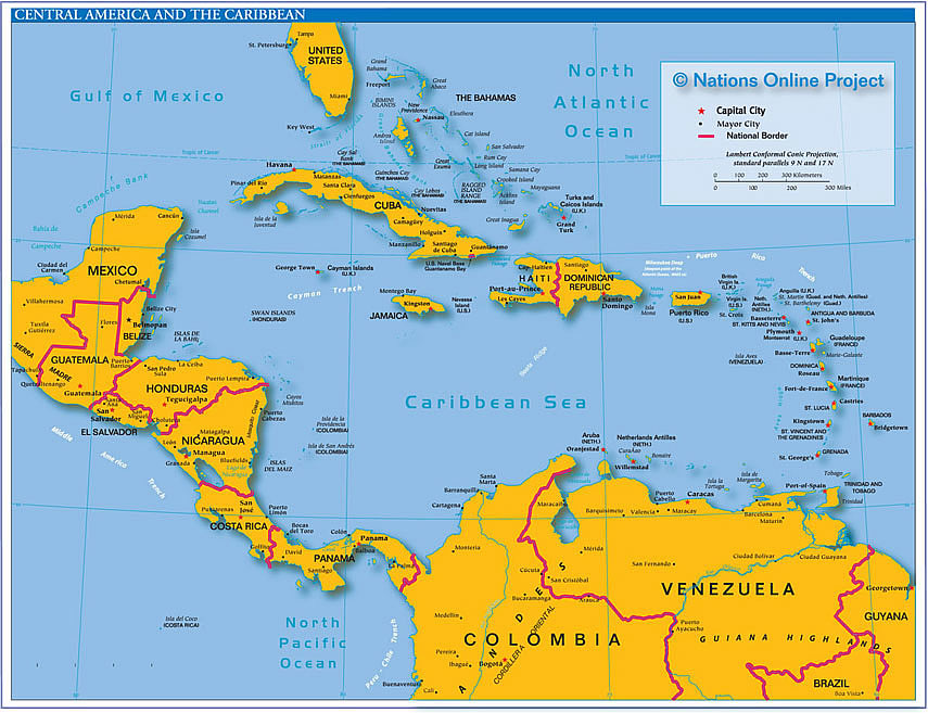 map of asia countries and capitals. Why the caribbean countries,